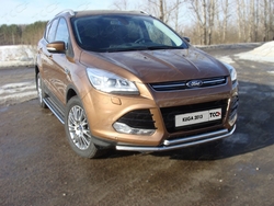 Защита передняя, двойная Kuga 13-16
