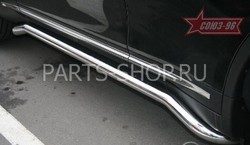 Защита штатных порогов 60 мм для Infiniti FX35/50