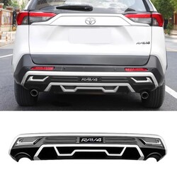 Защита, накладка заднего бампера rav4