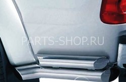 Защита заднего бампера угловая двухтрубная Hilux Surf