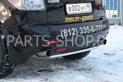 Защита заднего бампера на Мazda CX-7 2007-