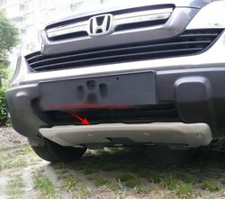 Защитные накладки на бампера crv 07-09